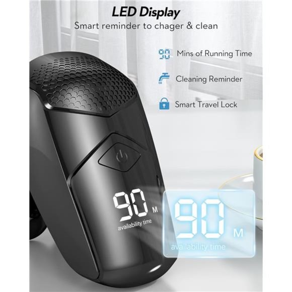 Head Shaver for Men,5in1 Head Shavers for Bald Men,Cordless LED Bald Head Shaver - Picture 6 of 6